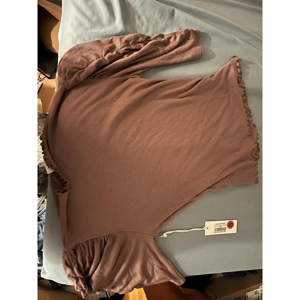 NWT Another Love Mocha Quinn Top